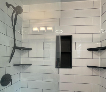 Missouri City One Day Shower Remodel